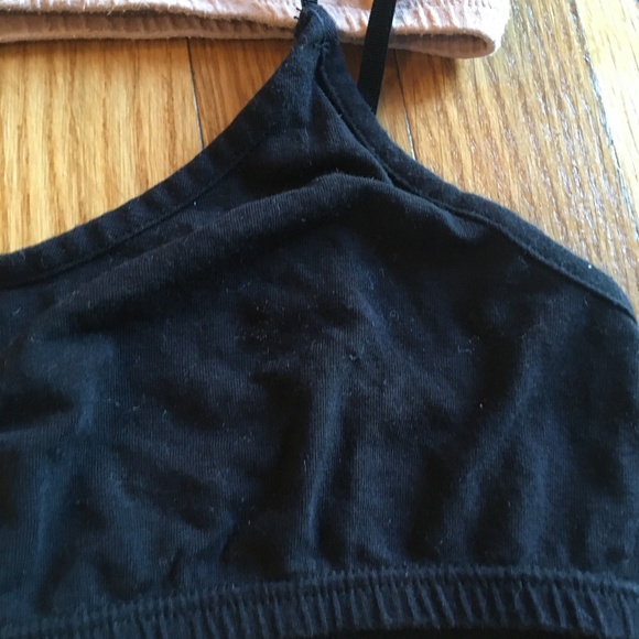 Miakoda Bralettes set of 2 black and tan size S/M Small/Medium - Picture 9 of 14